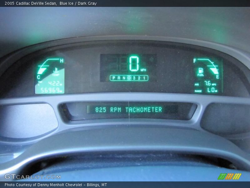 Blue Ice / Dark Gray 2005 Cadillac DeVille Sedan