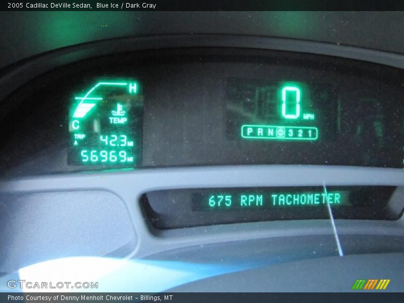 Blue Ice / Dark Gray 2005 Cadillac DeVille Sedan