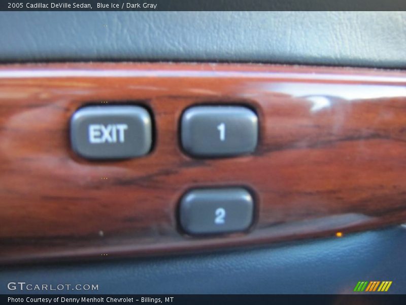 Blue Ice / Dark Gray 2005 Cadillac DeVille Sedan
