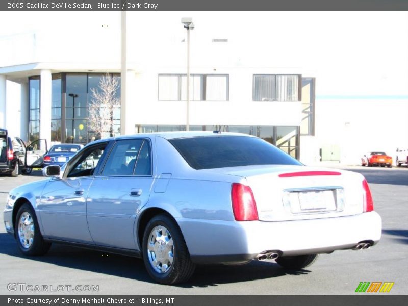 Blue Ice / Dark Gray 2005 Cadillac DeVille Sedan