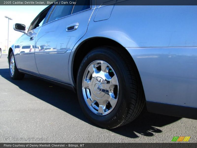 Blue Ice / Dark Gray 2005 Cadillac DeVille Sedan