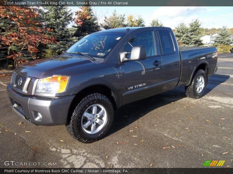 Smoke Gray / Pro 4X Charcoal 2008 Nissan Titan Pro-4X King Cab 4x4