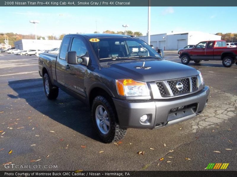 Smoke Gray / Pro 4X Charcoal 2008 Nissan Titan Pro-4X King Cab 4x4