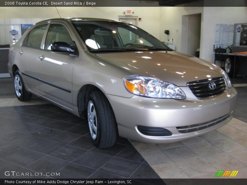 Desert Sand Mica / Beige 2008 Toyota Corolla CE