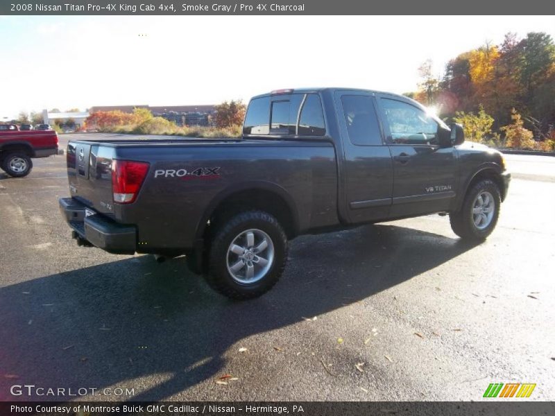 Smoke Gray / Pro 4X Charcoal 2008 Nissan Titan Pro-4X King Cab 4x4