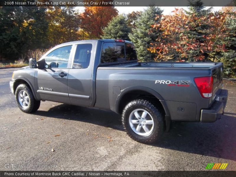 Smoke Gray / Pro 4X Charcoal 2008 Nissan Titan Pro-4X King Cab 4x4