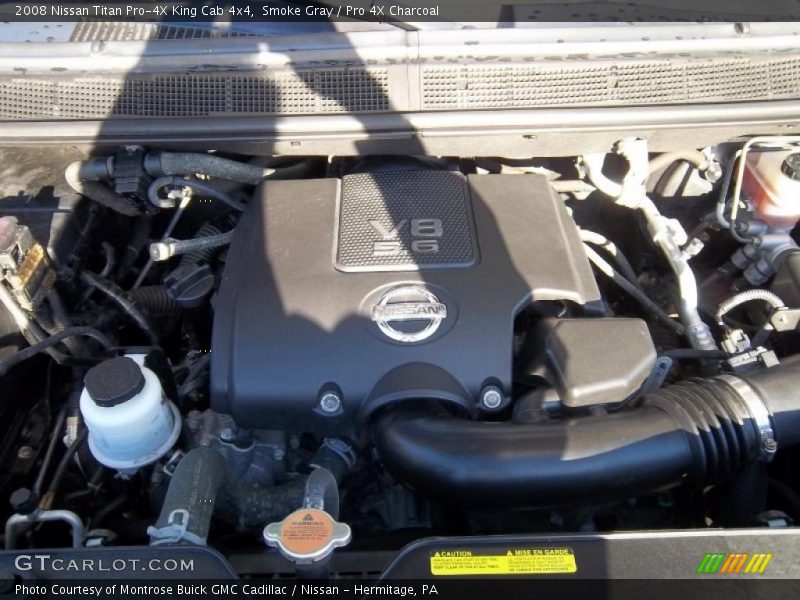 Smoke Gray / Pro 4X Charcoal 2008 Nissan Titan Pro-4X King Cab 4x4