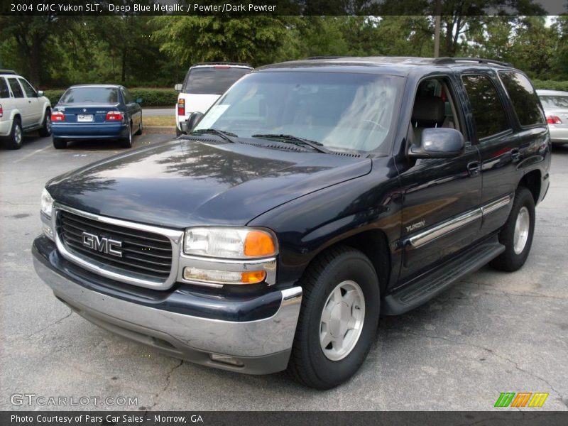 Deep Blue Metallic / Pewter/Dark Pewter 2004 GMC Yukon SLT