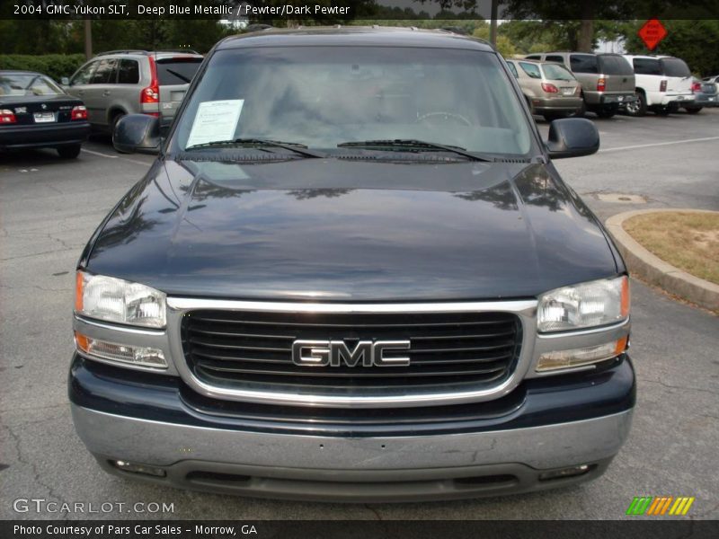 Deep Blue Metallic / Pewter/Dark Pewter 2004 GMC Yukon SLT