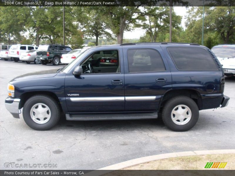 Deep Blue Metallic / Pewter/Dark Pewter 2004 GMC Yukon SLT
