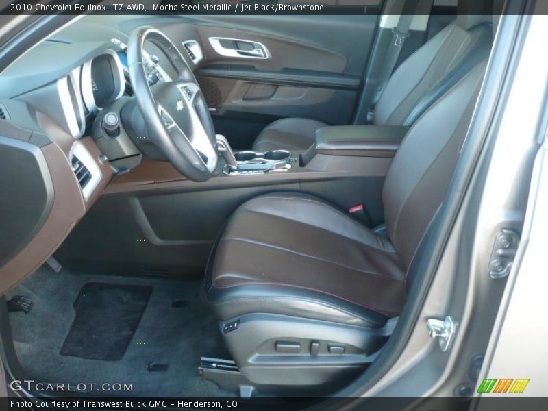  2010 Equinox LTZ AWD Jet Black/Brownstone Interior