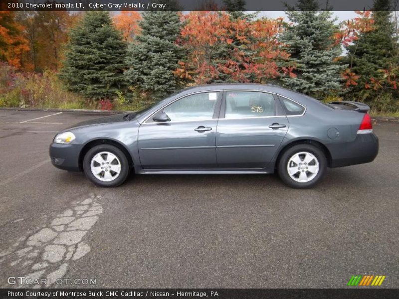 Cyber Gray Metallic / Gray 2010 Chevrolet Impala LT