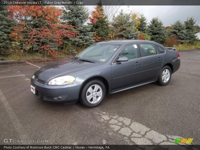 Cyber Gray Metallic / Gray 2010 Chevrolet Impala LT