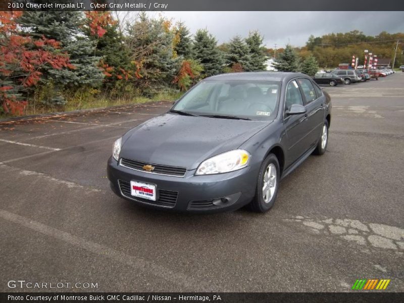 Cyber Gray Metallic / Gray 2010 Chevrolet Impala LT