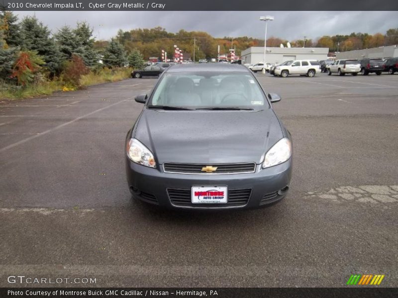 Cyber Gray Metallic / Gray 2010 Chevrolet Impala LT