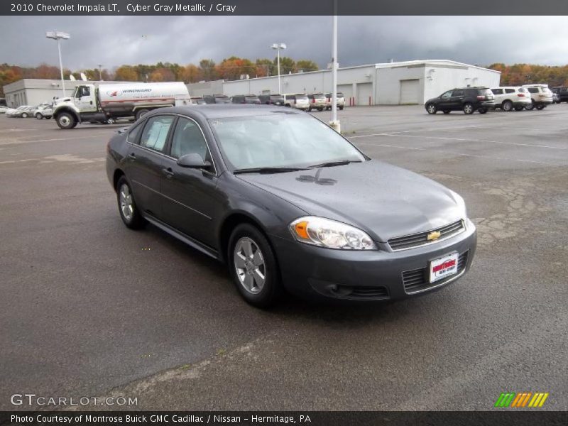 Cyber Gray Metallic / Gray 2010 Chevrolet Impala LT