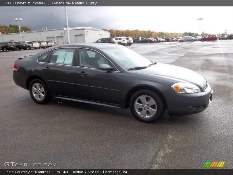 Cyber Gray Metallic / Gray 2010 Chevrolet Impala LT