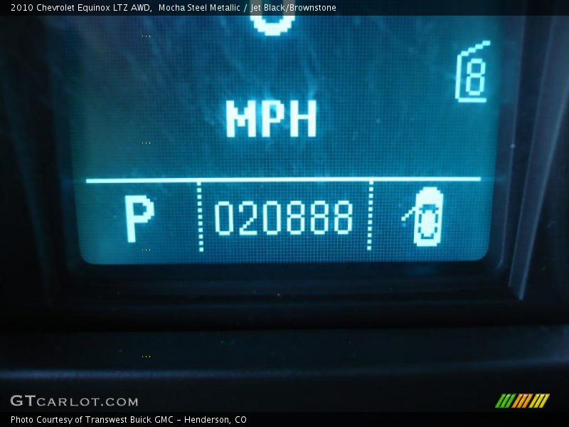 Mocha Steel Metallic / Jet Black/Brownstone 2010 Chevrolet Equinox LTZ AWD