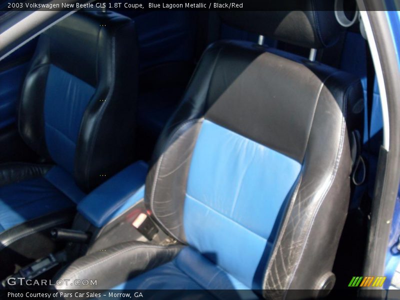 Blue Lagoon Metallic / Black/Red 2003 Volkswagen New Beetle GLS 1.8T Coupe