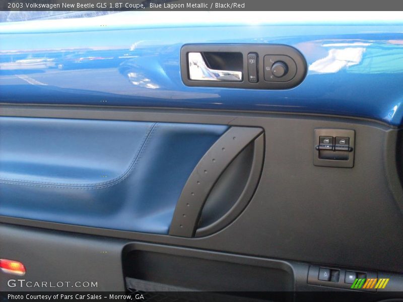 Blue Lagoon Metallic / Black/Red 2003 Volkswagen New Beetle GLS 1.8T Coupe