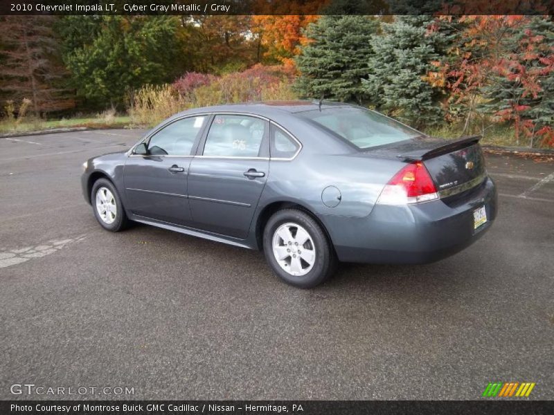 Cyber Gray Metallic / Gray 2010 Chevrolet Impala LT