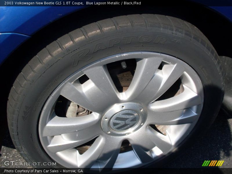 Blue Lagoon Metallic / Black/Red 2003 Volkswagen New Beetle GLS 1.8T Coupe