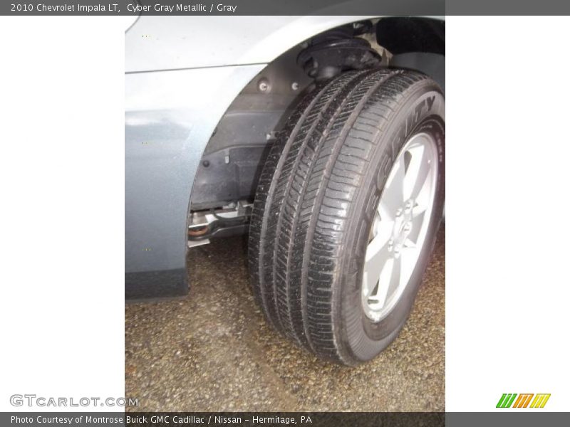 Cyber Gray Metallic / Gray 2010 Chevrolet Impala LT