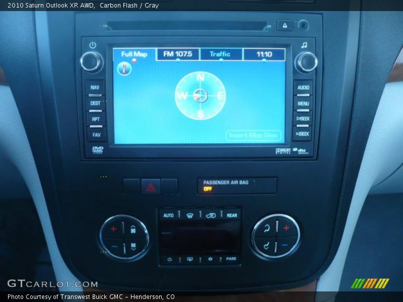 Controls of 2010 Outlook XR AWD