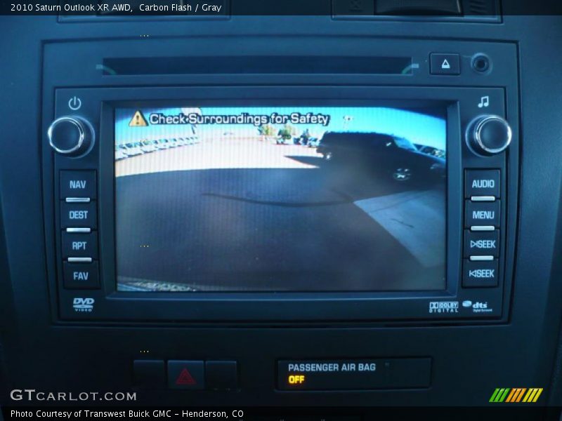 Navigation of 2010 Outlook XR AWD