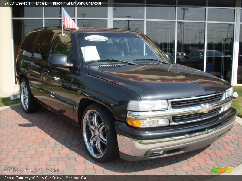 Black / Gray/Dark Charcoal 2003 Chevrolet Tahoe LT