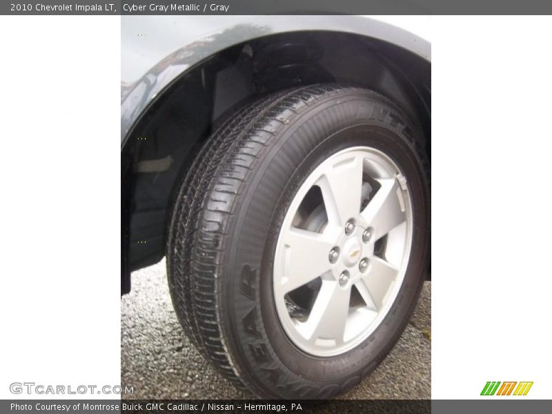 Cyber Gray Metallic / Gray 2010 Chevrolet Impala LT
