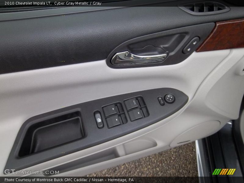 Cyber Gray Metallic / Gray 2010 Chevrolet Impala LT