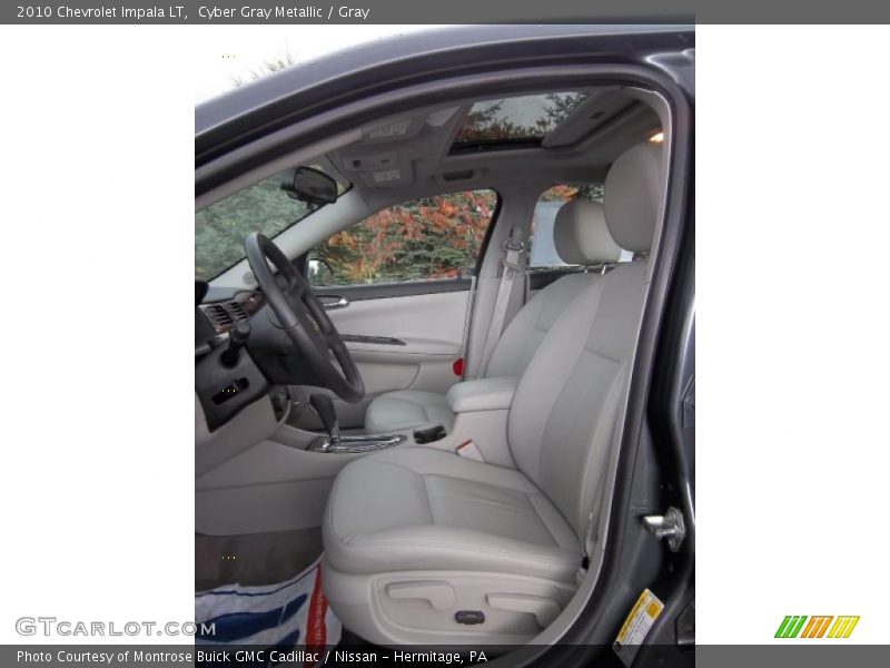 Cyber Gray Metallic / Gray 2010 Chevrolet Impala LT