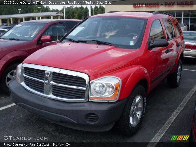 Deep Molten Red Pearl / Medium Slate Gray 2005 Dodge Durango ST 4x4