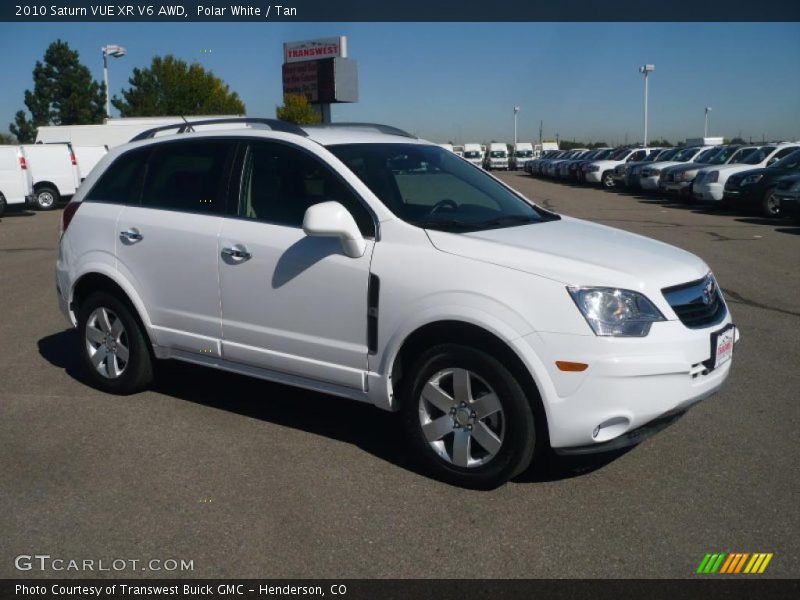 Polar White / Tan 2010 Saturn VUE XR V6 AWD