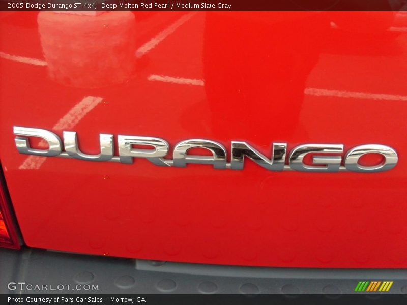 Deep Molten Red Pearl / Medium Slate Gray 2005 Dodge Durango ST 4x4