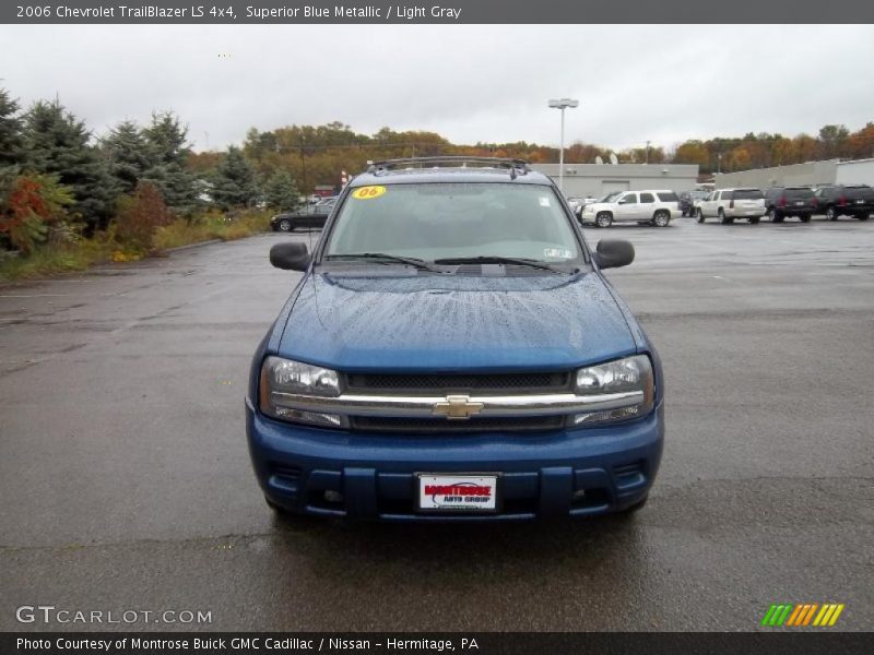 Superior Blue Metallic / Light Gray 2006 Chevrolet TrailBlazer LS 4x4