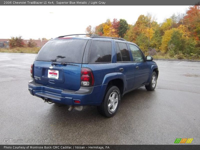 Superior Blue Metallic / Light Gray 2006 Chevrolet TrailBlazer LS 4x4