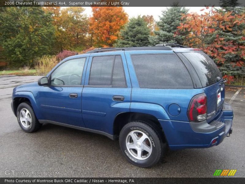 Superior Blue Metallic / Light Gray 2006 Chevrolet TrailBlazer LS 4x4
