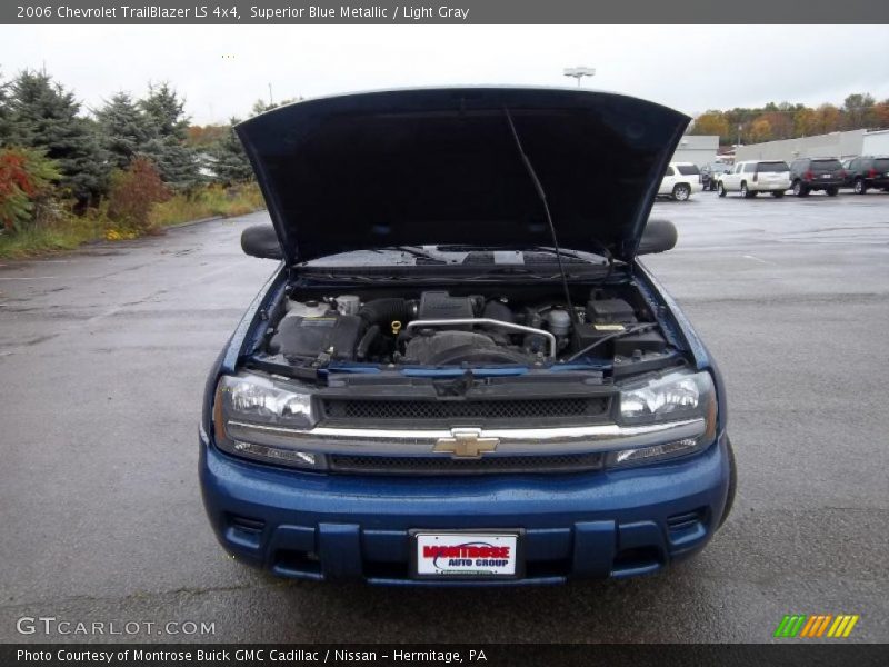 Superior Blue Metallic / Light Gray 2006 Chevrolet TrailBlazer LS 4x4