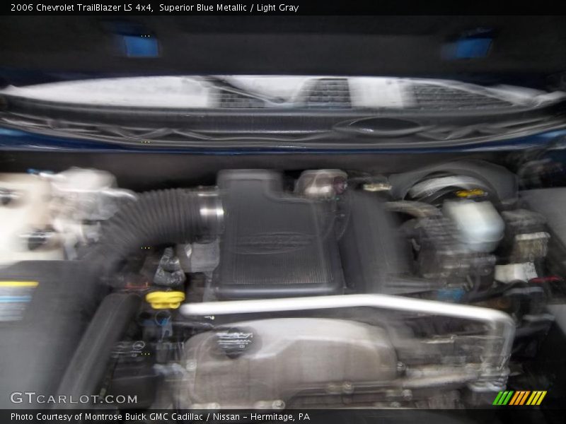 Superior Blue Metallic / Light Gray 2006 Chevrolet TrailBlazer LS 4x4