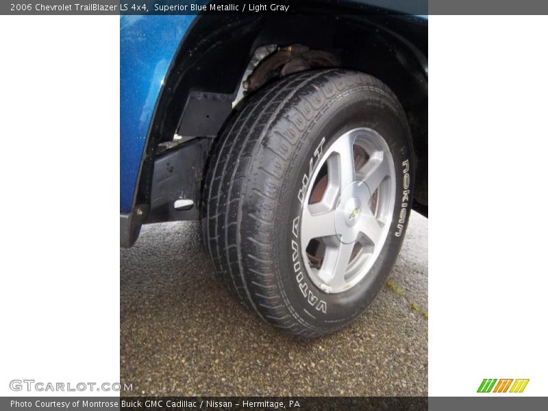 Superior Blue Metallic / Light Gray 2006 Chevrolet TrailBlazer LS 4x4