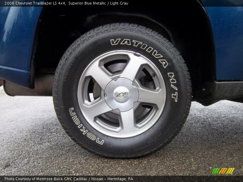 Superior Blue Metallic / Light Gray 2006 Chevrolet TrailBlazer LS 4x4