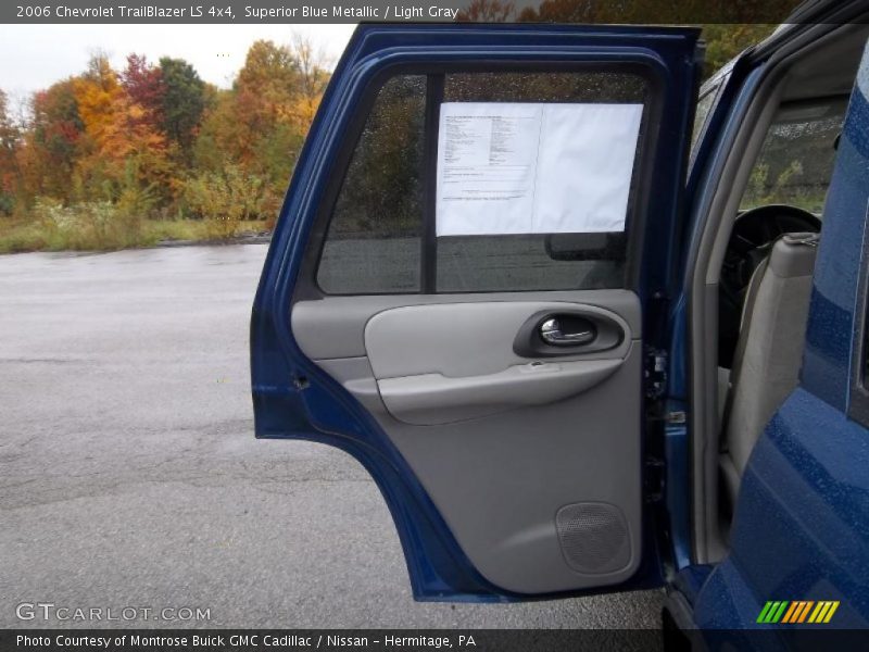Superior Blue Metallic / Light Gray 2006 Chevrolet TrailBlazer LS 4x4