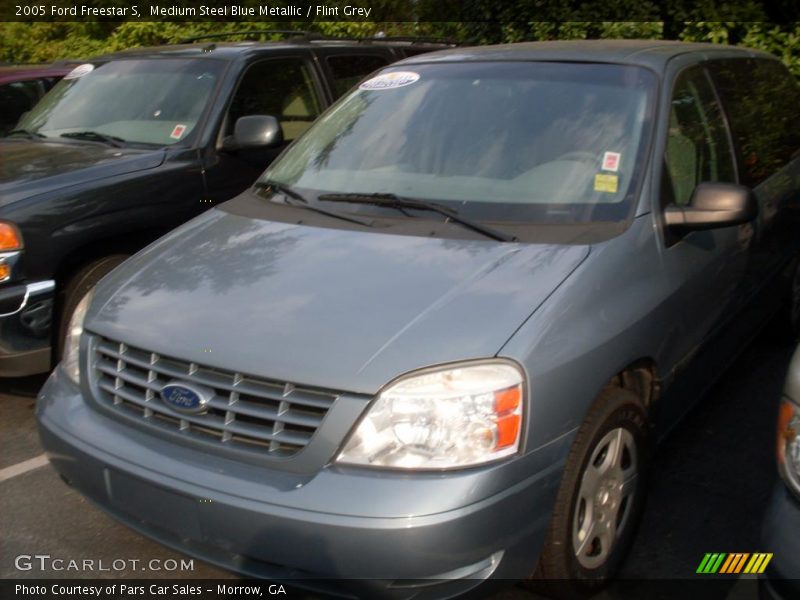 Medium Steel Blue Metallic / Flint Grey 2005 Ford Freestar S