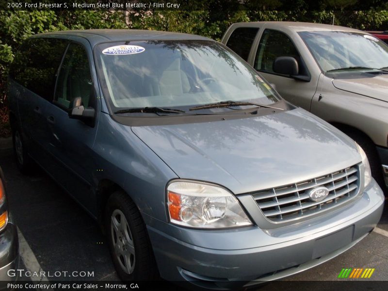 Medium Steel Blue Metallic / Flint Grey 2005 Ford Freestar S