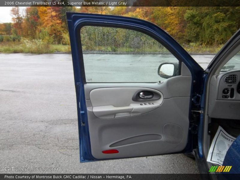 Superior Blue Metallic / Light Gray 2006 Chevrolet TrailBlazer LS 4x4