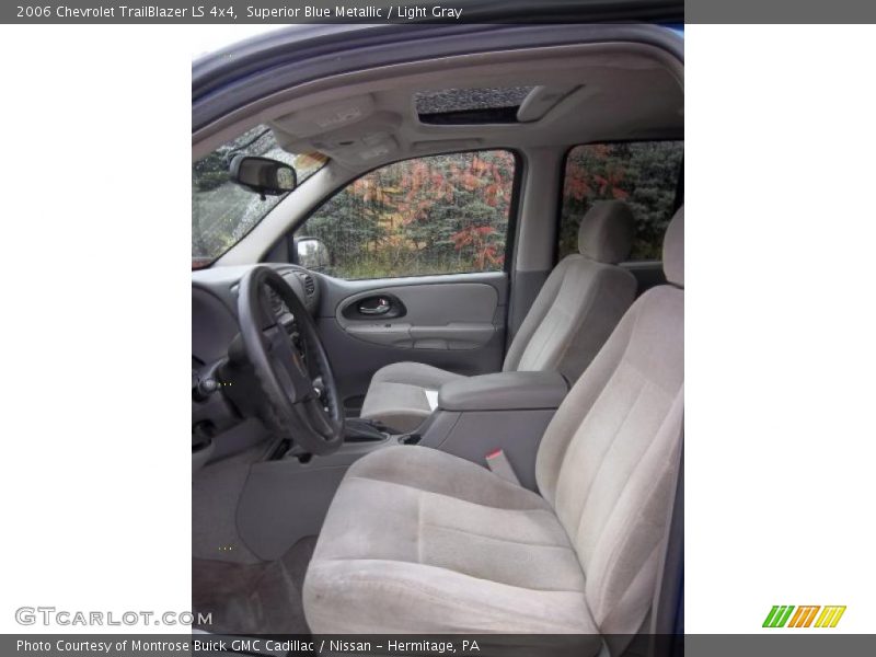 Superior Blue Metallic / Light Gray 2006 Chevrolet TrailBlazer LS 4x4
