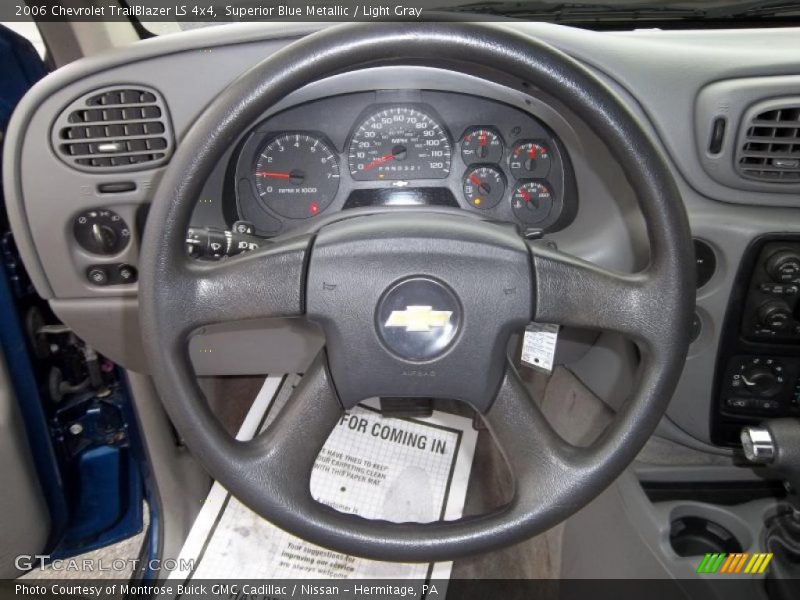 Superior Blue Metallic / Light Gray 2006 Chevrolet TrailBlazer LS 4x4