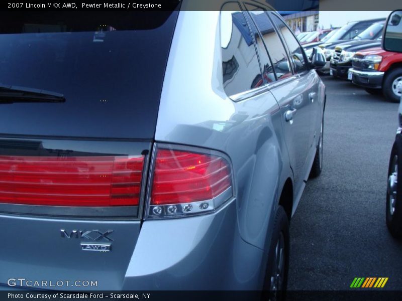 Pewter Metallic / Greystone 2007 Lincoln MKX AWD